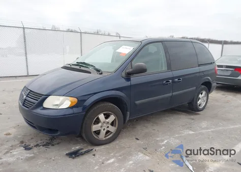2006 Dodge Caravan Sxt из США, поврежденный, VIN 1D4GP45R46B593340